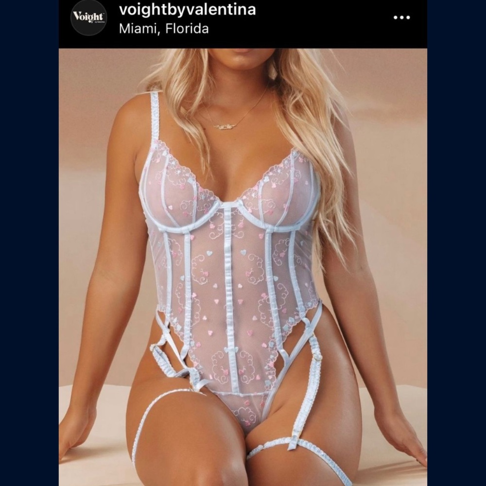 XS Made in Heaven Lingerie set by Valentina Voight.
